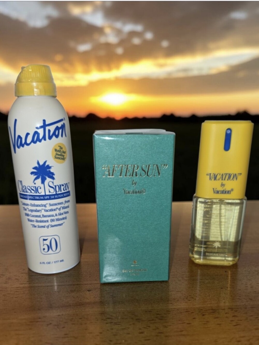 Vacation "After Sun" Perfume & Classic Spray SPF 50 & Vacation Perfume Mist